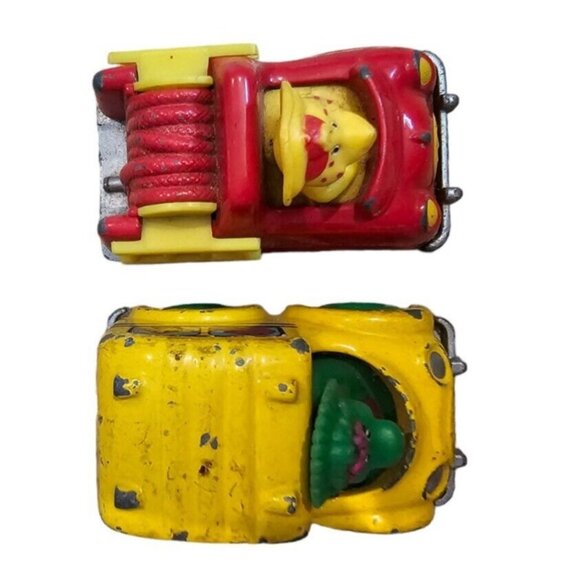 Barney Diecast Vehicles Baby Bop and BJ Fire Engine School Bus Vintage 1997 - Picture 4 of 8